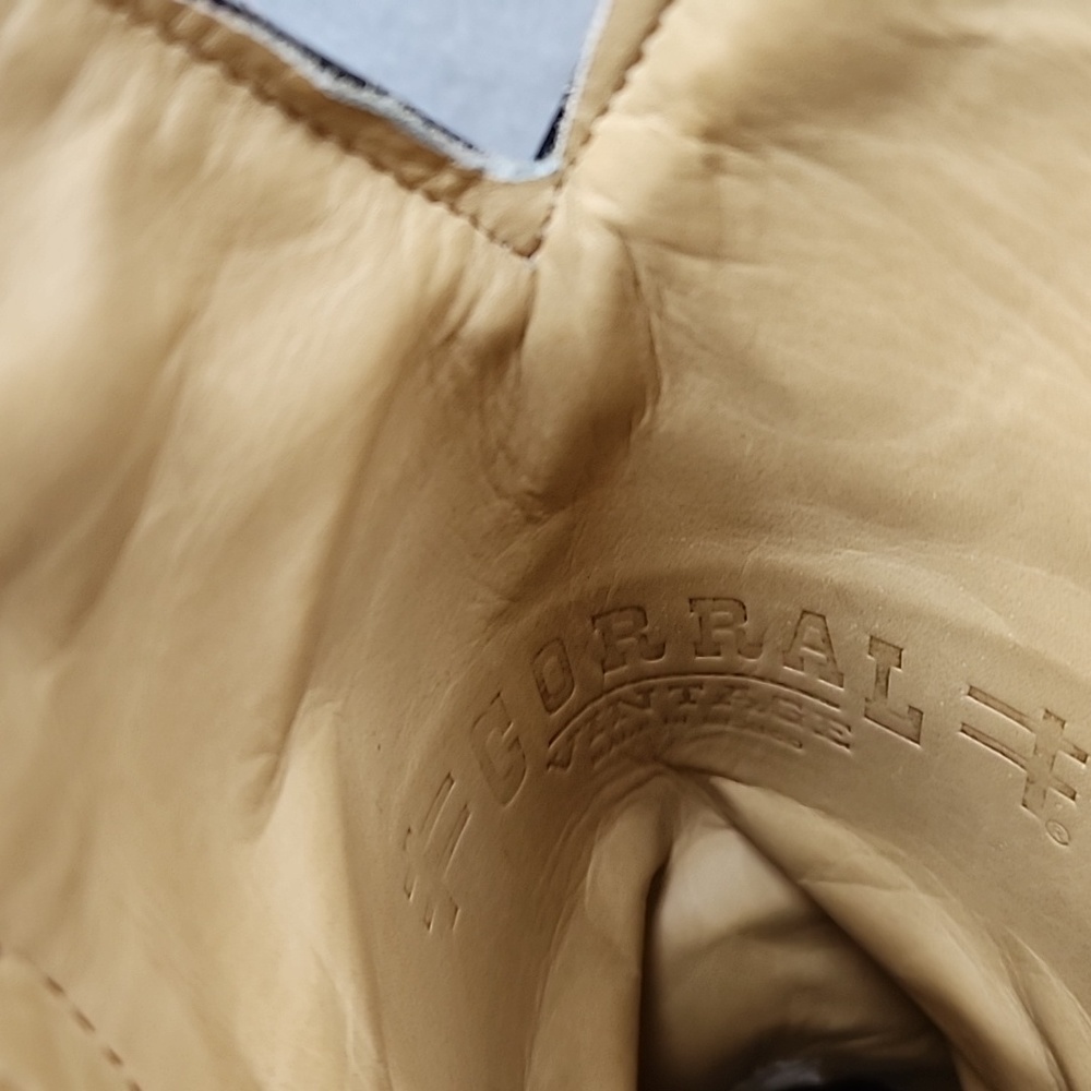 Corral Brown Embroidered Western Boots - Picture 7 of 7